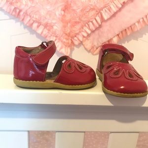 ❌SOLD❌Red Livie&Luca Petal Shoes size 4